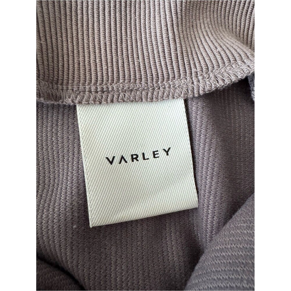 Varley Acadia Half-Zip Ribbed Pullover in Slate Gray - Picture 4 of 5